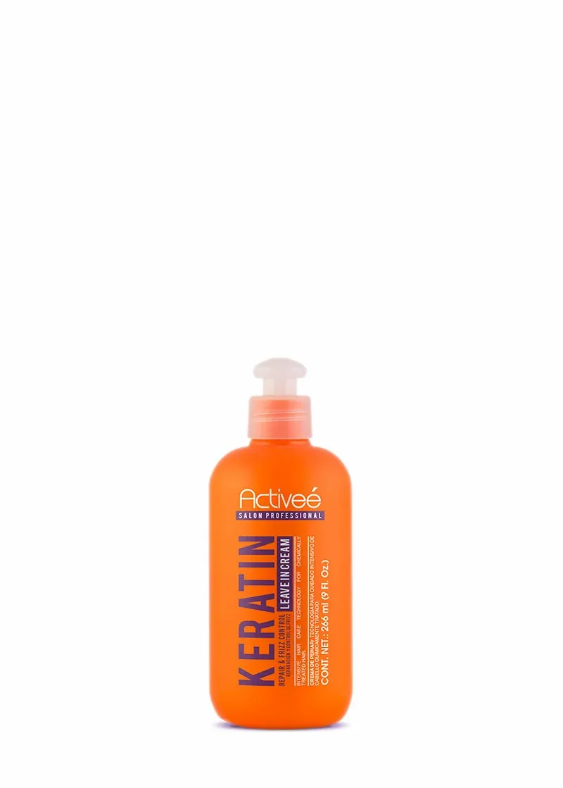 KERATIN – Hydrolyzed keratin enriched leave in cream